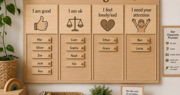 Upper primary emotional literacy display