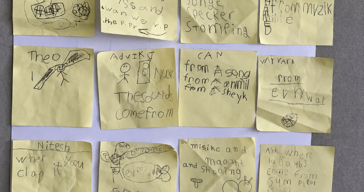 Student voice present on the classroom wall