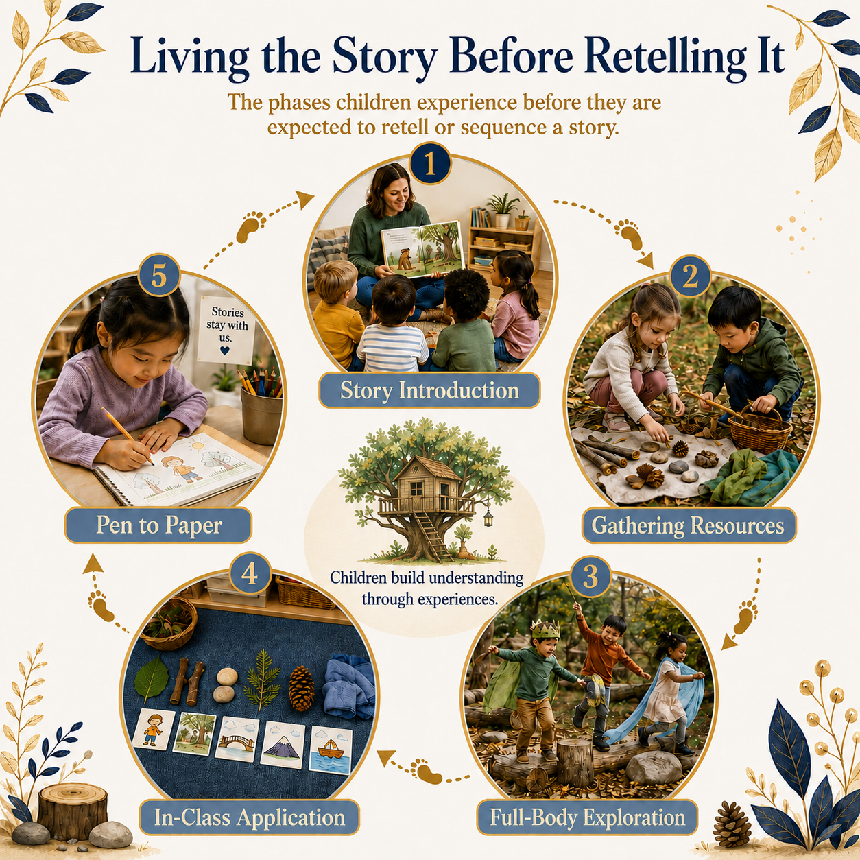 Outdoor learning phases diagram